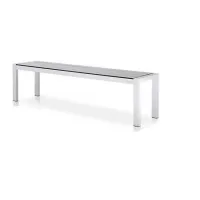 Обеденная скамейка в стиле Loft NS-1077 480x1400x400 мм Белый