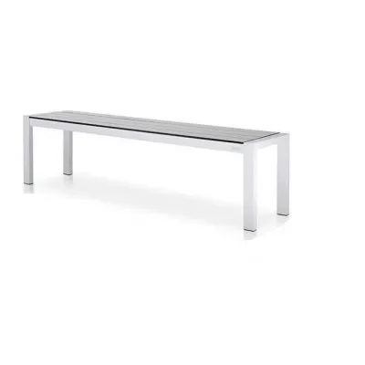 Обеденная скамейка в стиле Loft NS-1077 480x1400x400 мм Белый