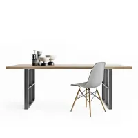Обеденный стол в стиле Loft NS-1116 780x2000x850 мм Черный