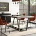 Обеденный стол в стиле Loft NS-1135 780x1600x800 мм Черный