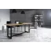Стіл обідній у стилі Loft NS-114 780x1800x900 мм Черный Стіл обідній у стилі Loft NS-114 780x1800x900 мм Черный