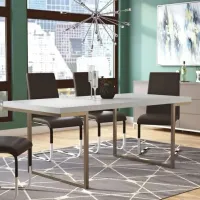 Обідній стіл у стилі Loft NS-1207 780x2020x800 мм Серый Обідній стіл у стилі Loft NS-1207 780x2020x800 мм Серый