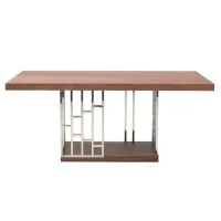 Обеденный стол в стиле Loft NS-1228 780x2000x850 мм Серый