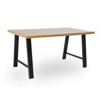 Обеденный стол в стиле Loft NS-1245 780x1200x700 мм Черный
