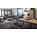 Обеденный стол в стиле Loft NS-1247 780x1800x700 мм Черный