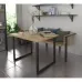 Обеденный стол в стиле Loft NS-1258 780x1200x600 мм Черный