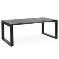 Обеденный стол в стиле Loft NS-1270 780x1600x750 мм Черный