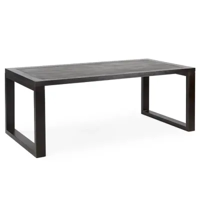 Обеденный стол в стиле Loft NS-1270 780x1600x750 мм Черный