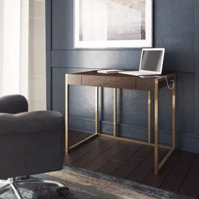 Письменный офисный стол в стиле Loft NS-1345 780x1000x600 мм Золотой Письменный офисный стол в стиле Loft NS-1345 780x1000x600 мм Золотой