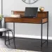 Письменный офисный стол в стиле Loft NS-1346 930x1200x600 мм Черный