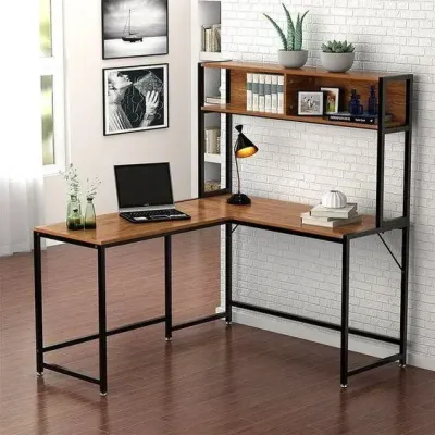 Офісний стіл в стилі Loft NS-1375 1530x1200x1350 мм Черный