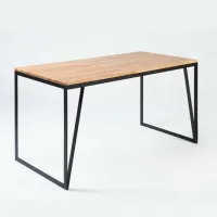 Письменный офисный стол в стиле Loft NS-1384 780x1200x600 мм Черный
