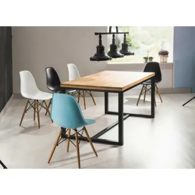 Письменный офисный стол в стиле Loft NS-1385 780x1200x700 мм Черный