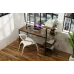 Офісний стіл у стилі Loft NS-1400 1200x1400x550 мм Черный