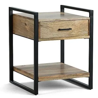 Тумба в стилі Loft NS-1456 670x440x550 мм Черный