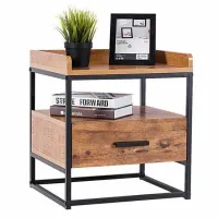 Тумба в стилі Loft NS-1468 500x450x400 мм Черный