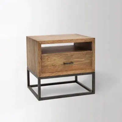 Тумба в стилі Loft NS-1469 530x500x400 мм Черный