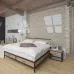 Прикроватный столик в стиле Loft NS-1491 480x500x500 мм Черный Прикроватный столик в стиле Loft NS-1491 480x500x500 мм Черный