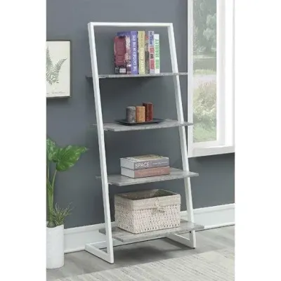 Приставной стеллаж для хранения в стиле Loft NS-1499 1430x600x450 мм Белый