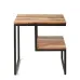 Приставной столик в стиле Loft NS-1508 530x500x500 мм Черный