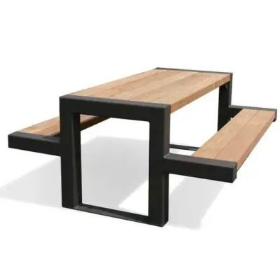 Садовый стол в стиле Loft NS-1553 780x1700x1560 мм Черный Садовый стол в стиле Loft NS-1553 780x1700x1560 мм Черный