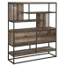 Стелаж для речей у стилі Loft NS-1605 1430x1200x350 мм Черный
