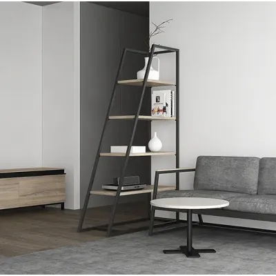 Стелаж для зберігання в стилі Loft NS-1614 2130x1100x350 мм Черный Стелаж для зберігання в стилі Loft NS-1614 2130x1100x350 мм Черный