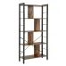 Стеллаж для книг в стиле Loft NS-1639 1570x740x300 мм Черный