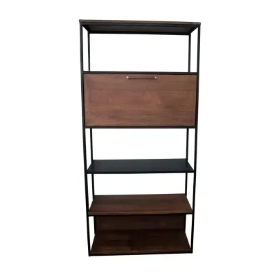 Стелаж для зберігання в стилі Loft NS-1642 2130x900x350 мм Черный
