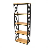 Стеллаж для хранения в стиле Loft NS-1648 1630x650x300 мм Черный