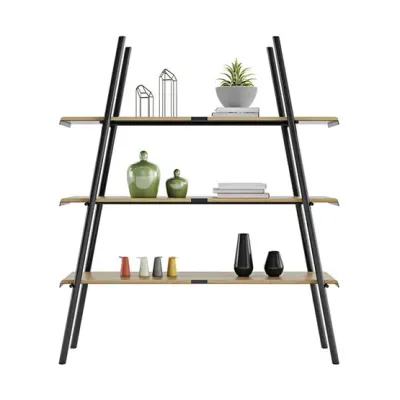 Стеллаж для хранения в стиле Loft NS-1666 1430x1200x350 мм Черный