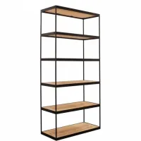 Стеллаж для хранения в стиле Loft NS-1670 1830x850x300 мм Черный