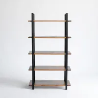 Стеллаж для хранения в стиле Loft NS-1671 1680x900x350 мм Черный