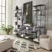Стеллаж для хранения в стиле Loft NS-1672 2030x800x350 мм Черный Стеллаж для хранения в стиле Loft NS-1672 2030x800x350 мм Черный
