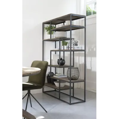 Стелаж для зберігання в стилі Loft NS-1676 1830x1200x300 мм Черный