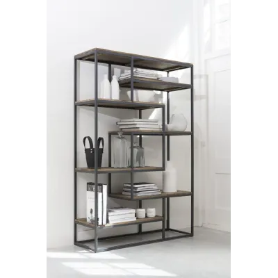 Стелаж для зберігання в стилі Loft NS-1676 1830x1200x300 мм Черный