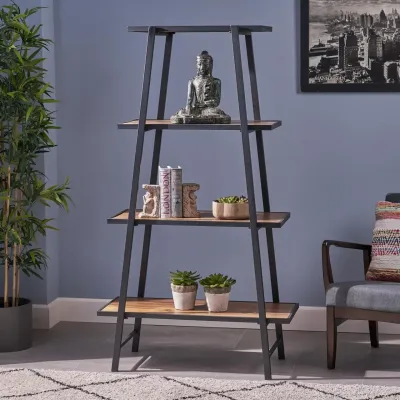 Стеллаж для хранения в стиле Loft NS-1686 1630x900x400 мм Черный