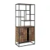 Стеллаж для хранения в стиле Loft NS-1694 1830x800x400 мм Черный