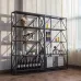 Стеллаж для хранения в стиле Loft NS-1695 1830x1000x300 мм Черный