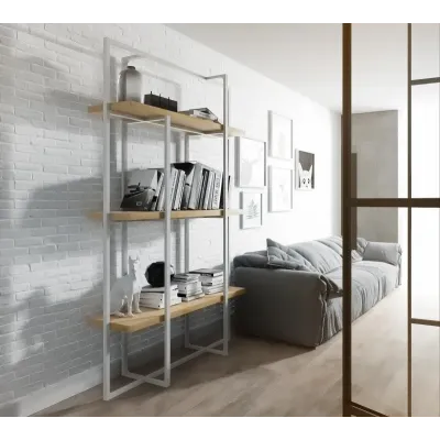 Стелаж для зберігання в стилі Loft NS-1712 2130x1200x400 мм Черный Стелаж для зберігання в стилі Loft NS-1712 2130x1200x400 мм Черный