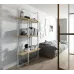 Стелаж для зберігання в стилі Loft NS-1712 2130x1200x400 мм Черный Стелаж для зберігання в стилі Loft NS-1712 2130x1200x400 мм Черный