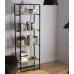 Стелаж для зберігання в стилі Loft NS-1715 2030x700x350 мм Черный Стелаж для зберігання в стилі Loft NS-1715 2030x700x350 мм Черный