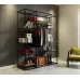 Стелаж для зберігання в стилі Loft NS-1716 2030x1600x500 мм Черный
