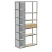 Стеллаж для хранения в стиле Loft NS-1720 2230x1090x350 мм Черный