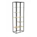 Стеллаж для хранения в стиле Loft NS-1721 2130x700x450 мм Черный