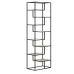 Стеллаж для хранения в стиле Loft NS-1723 2130x700x320 мм Черный