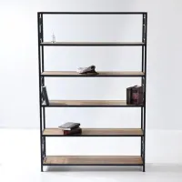 Стеллаж для хранения в стиле Loft NS-1731 1830x1200x300 мм Черный