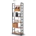 Стеллаж для хранения в стиле Loft NS-1742 1830x600x280 мм Черный Стеллаж для хранения в стиле Loft NS-1742 1830x600x280 мм Черный