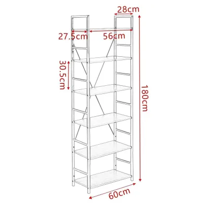 Стеллаж для хранения в стиле Loft NS-1742 1830x600x280 мм Черный Стеллаж для хранения в стиле Loft NS-1742 1830x600x280 мм Черный