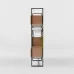 Стеллаж для хранения в стиле Loft NS-1756 2230x1200x450 мм Черный